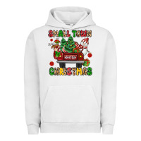 Pigment Lunar Rock Christmas Santa and reindeer truck Urban Hoodie - MaliasSmallBusiness