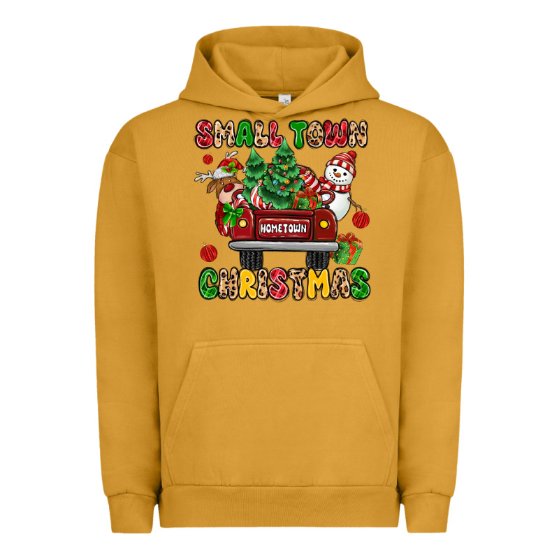 Christmas Santa And Reindeer Truck Urban Hoodie by MaliasSmallBusiness | Teevron