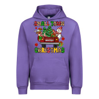 Tulip Christmas Santa and reindeer truck Urban Hoodie - MaliasSmallBusiness