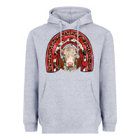 Heather Grey valentines hereford rainbow Heavyweight Hoodie - JahusDesignShop