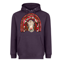 Plum valentines hereford rainbow Heavyweight Hoodie - JahusDesignShop