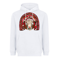 White valentines hereford rainbow Heavyweight Hoodie - JahusDesignShop