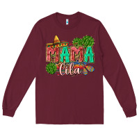 Burgundy mama cita Long Sleeve Tee - Zillion Design Studio