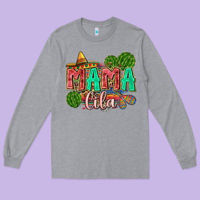 Mama Cita Long Sleeve Tee Designed By Zillion Design Studio