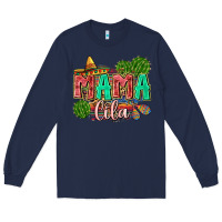 Navy mama cita Long Sleeve Tee - Zillion Design Studio
