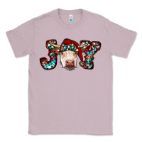 Lilac christmas joy cow Classic Tee - RanaPortraitStore