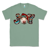 Sage christmas joy cow Classic Tee - RanaPortraitStore