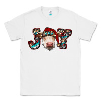 White christmas joy cow Classic Tee - RanaPortraitStore