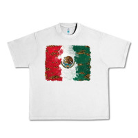 Lunar Rock Mexican Flag With Leopard Urban Heavy Tee - RanaPortraitStore