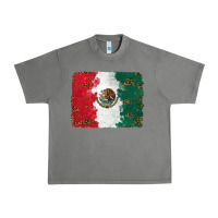 Tornado Mexican Flag With Leopard Urban Heavy Tee - RanaPortraitStore