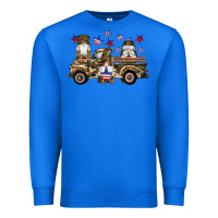 True Royal camouflage gnomes american flag star truck Premium Sweatshirt - Artiststas