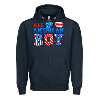 All American Boy Zipper Hoodie | Teevron