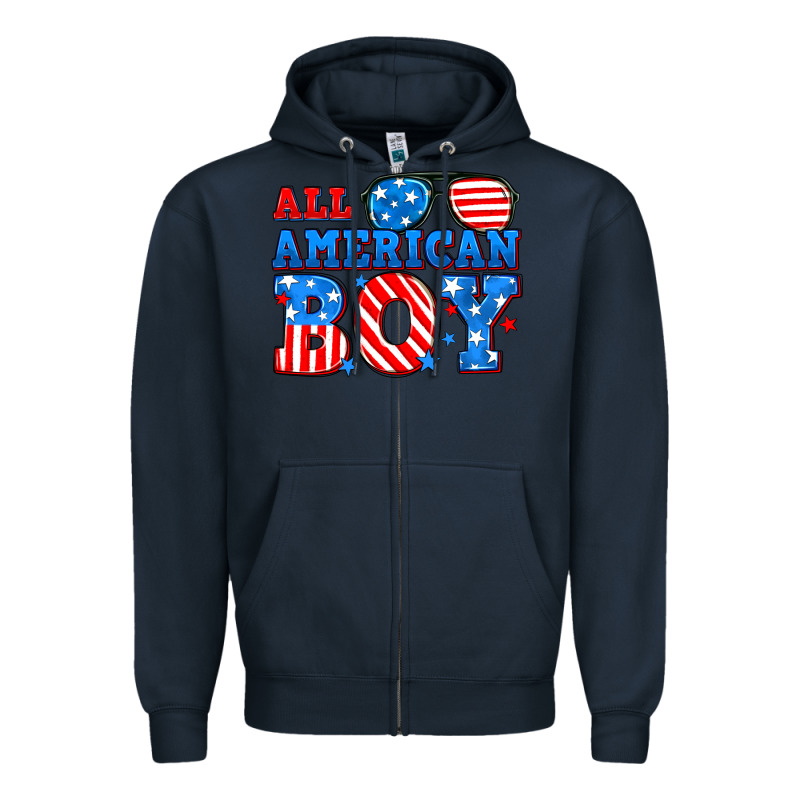 All American Boy Zipper Hoodie by Neo Western | Teevron