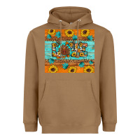 Toasted Coconut Sunflower Leopard Thanksgiving Love Heavyweight Hoodie - Artiststas