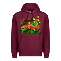 Burgundy st patricks day loads of truck Premium Hoodie - AdoDesignShop