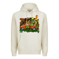 Oatmeal Heather st patricks day loads of truck Premium Hoodie - AdoDesignShop