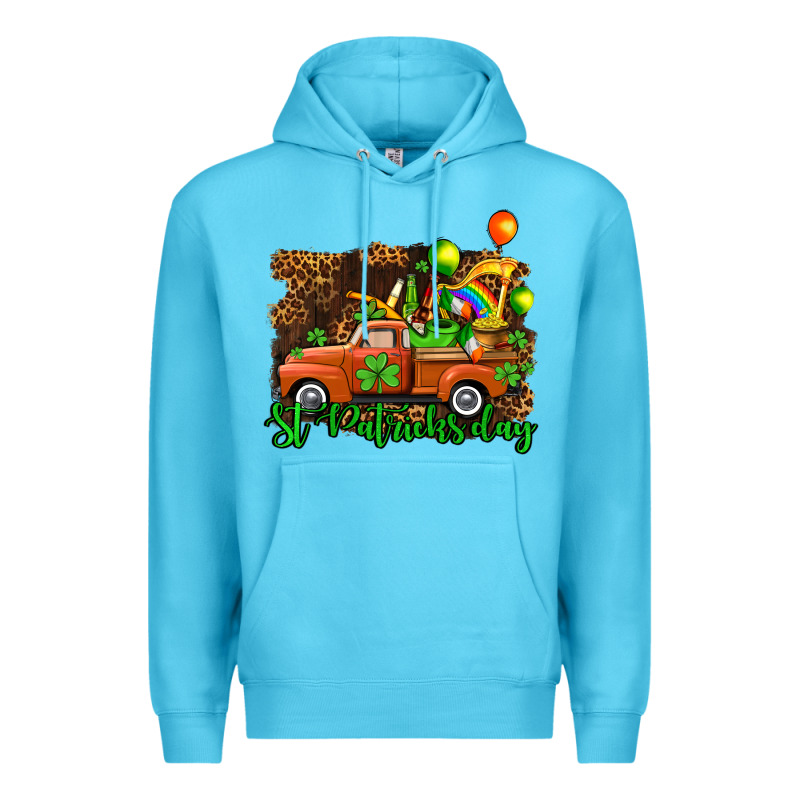 St Patricks Day Loads Of Truck Premium Hoodie by AdoDesignShop | Teevron