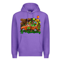 Purple st patricks day loads of truck Premium Hoodie - AdoDesignShop