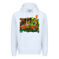 White st patricks day loads of truck Premium Hoodie - AdoDesignShop