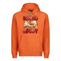 Carrot i like my books extra spicy Premium Hoodie - MaliasSmallBusiness