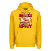 Lemon i like my books extra spicy Premium Hoodie - MaliasSmallBusiness