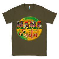 Army Green Mama Cita Classic Tee - texasbilliewilder