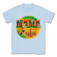 Dusty Blue Mama Cita Classic Tee - texasbilliewilder