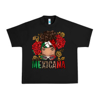 Black Mexicana Latina messy bun Urban Heavy Tee - RanaPortraitStore