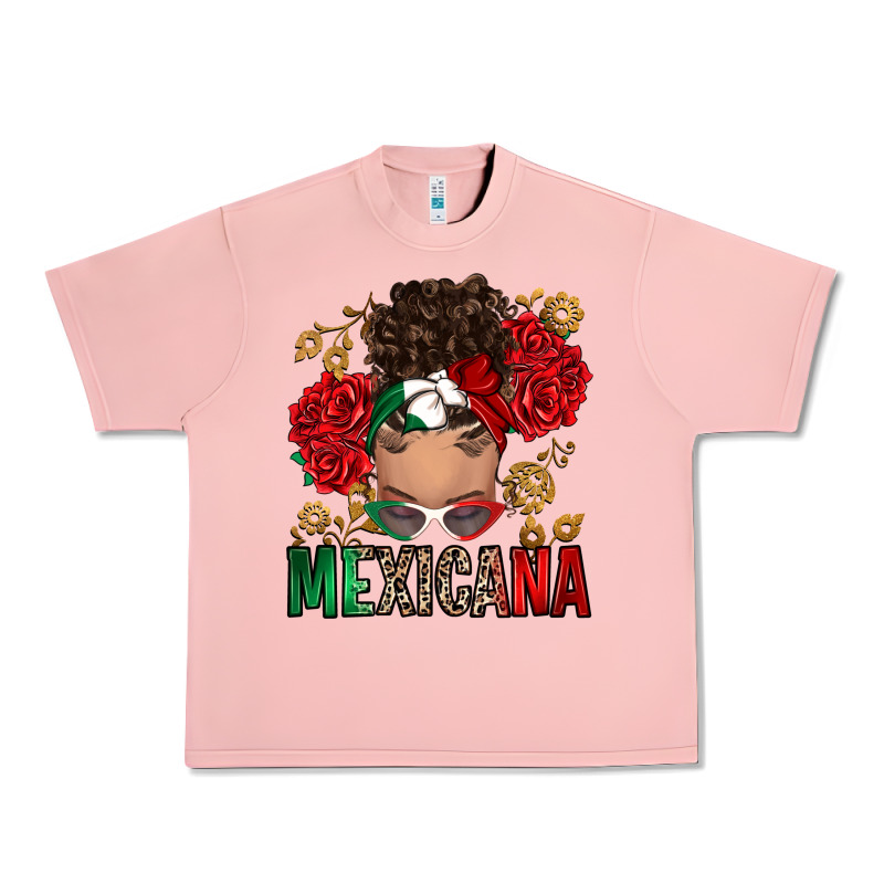 Mexicana Latina Messy Bun Urban Heavy Tee by RanaPortraitStore | Teevron