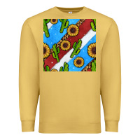 Antique Gold western 4th of july seamless pattern Premium Sweatshirt - BundleAndBundleShop