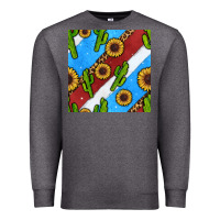 Charcoal Heather western 4th of july seamless pattern Premium Sweatshirt - BundleAndBundleShop