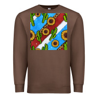 Chestnut western 4th of july seamless pattern Premium Sweatshirt - BundleAndBundleShop