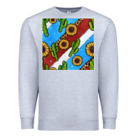 Heather Grey western 4th of july seamless pattern Premium Sweatshirt - BundleAndBundleShop