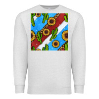 Oatmeal Heather western 4th of july seamless pattern Premium Sweatshirt - BundleAndBundleShop