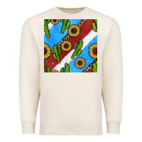 Sandshell western 4th of july seamless pattern Premium Sweatshirt - BundleAndBundleShop