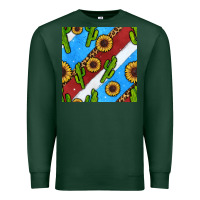 Sports Green western 4th of july seamless pattern Premium Sweatshirt - BundleAndBundleShop