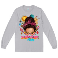 Moon Dust summer vibes messy bun tbw Long Sleeve Tee - texasbilliewilder