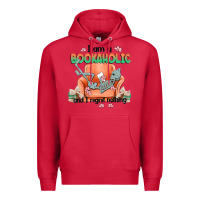 Cardinal bookaholic Premium Hoodie - MaliasSmallBusiness