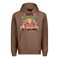 Chestnut bookaholic Premium Hoodie - MaliasSmallBusiness