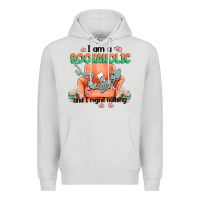 Dove Grey bookaholic Premium Hoodie - MaliasSmallBusiness