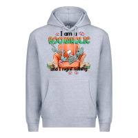 Heather Grey bookaholic Premium Hoodie - MaliasSmallBusiness