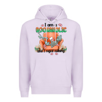 Lilac bookaholic Premium Hoodie - MaliasSmallBusiness