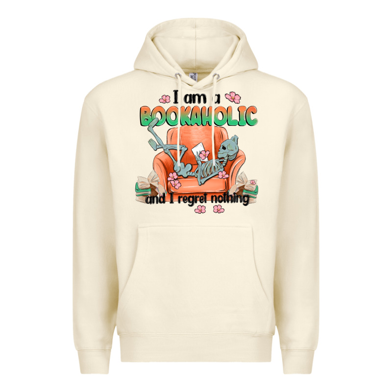 Bookaholic Premium Hoodie by MaliasSmallBusiness | Teevron