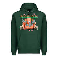 Sports Green bookaholic Premium Hoodie - MaliasSmallBusiness