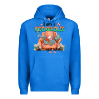 True Royal bookaholic Premium Hoodie - MaliasSmallBusiness