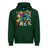 Forest Green leveled up pre k Urban Hoodie - NancyCooperArtShop