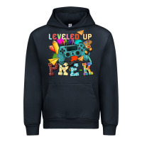 Navy leveled up pre k Urban Hoodie - NancyCooperArtShop