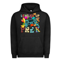 Pigment Black leveled up pre k Urban Hoodie - NancyCooperArtShop