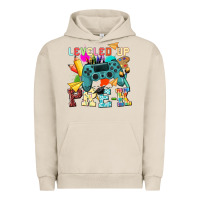 Pigment French Oak leveled up pre k Urban Hoodie - NancyCooperArtShop