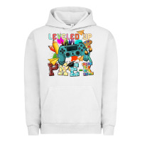 Pigment Lunar Rock leveled up pre k Urban Hoodie - NancyCooperArtShop